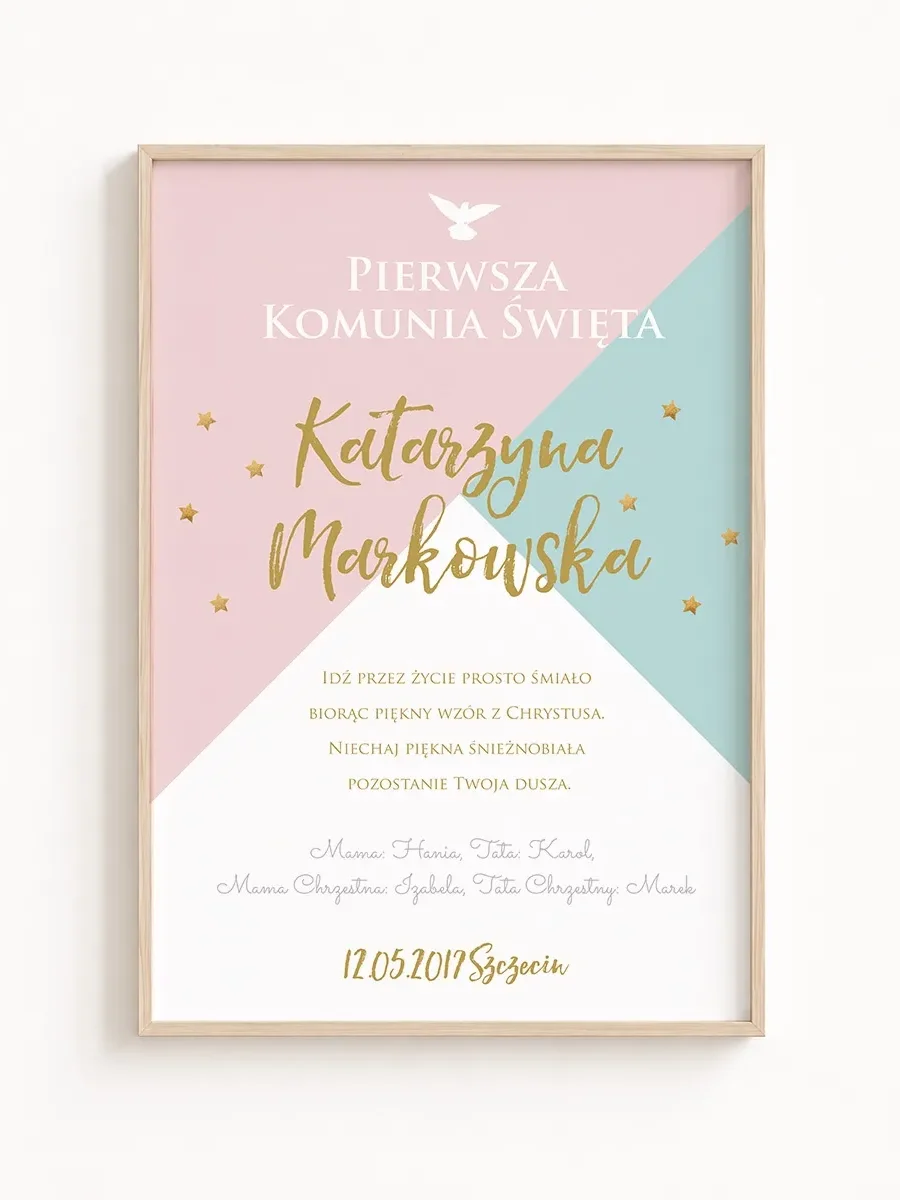 Pamiątka Pierwszej Komunii Świętej