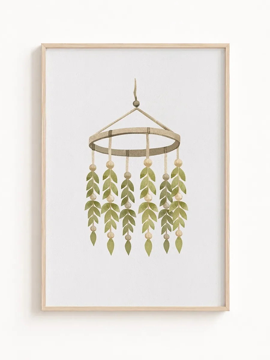 Plakat dziecięcy Karuzela– Kolekcja Boho