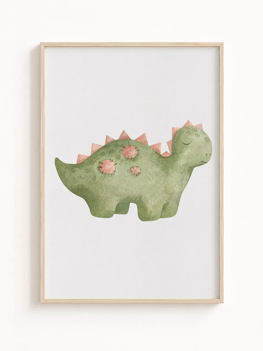 Plakat dziecięcy Dinuś II– Kolekcja Boho