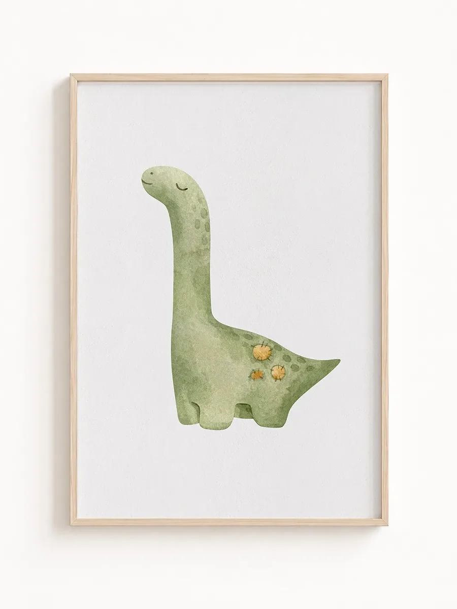 Plakat dziecięcy Dinuś III– Kolekcja Boho